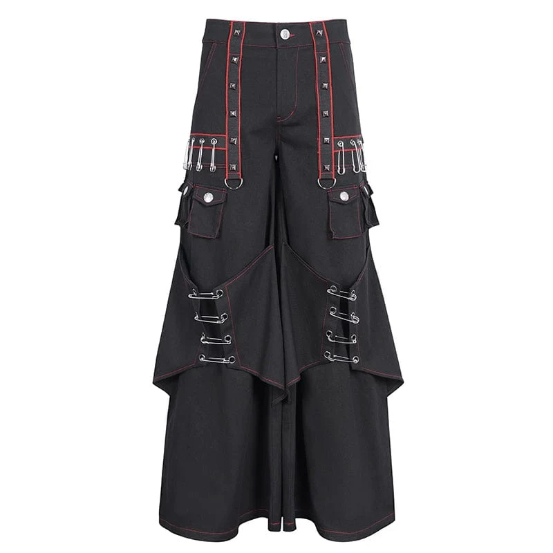 Gothic-Schlaghose mit Nieten für Herren