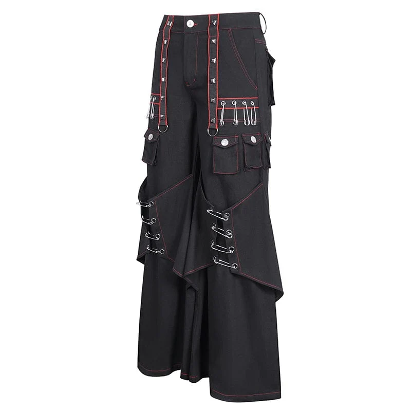Gothic-Schlaghose mit Nieten für Herren