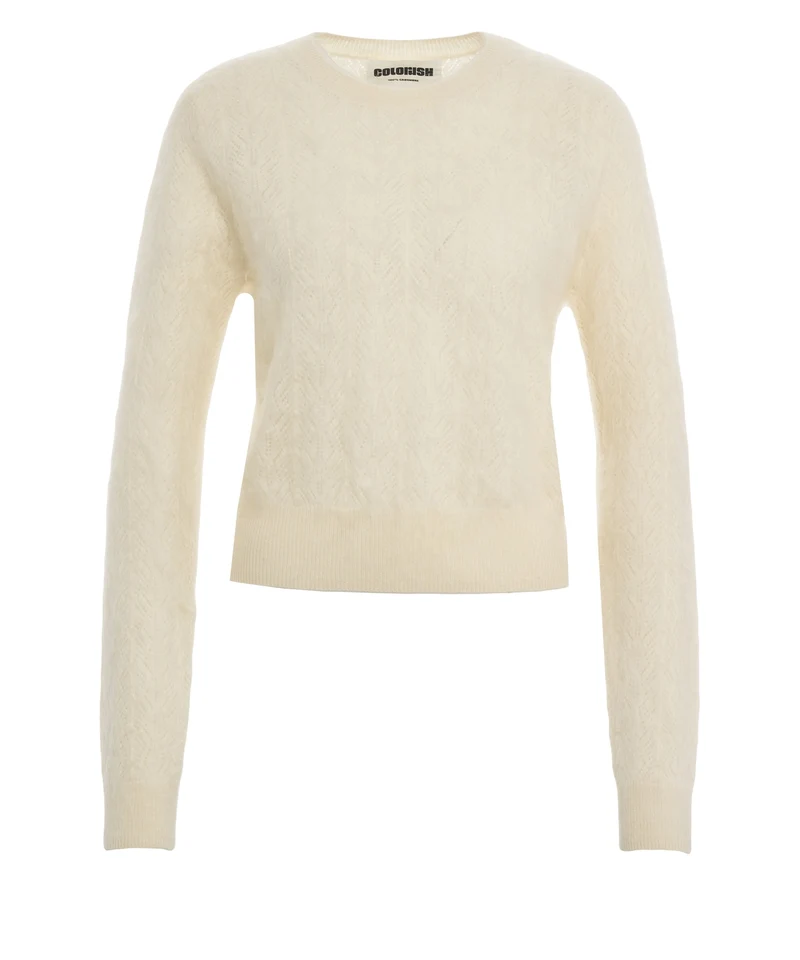 Maglione in kaschmir 'Brushed'