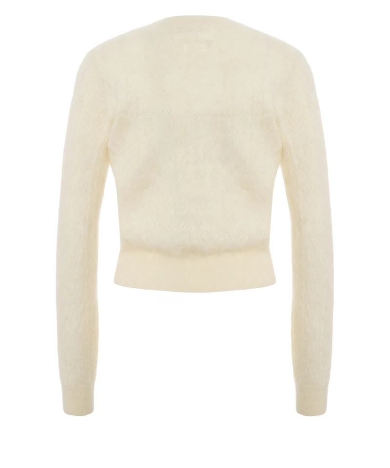 Maglione in kaschmir 'Brushed'