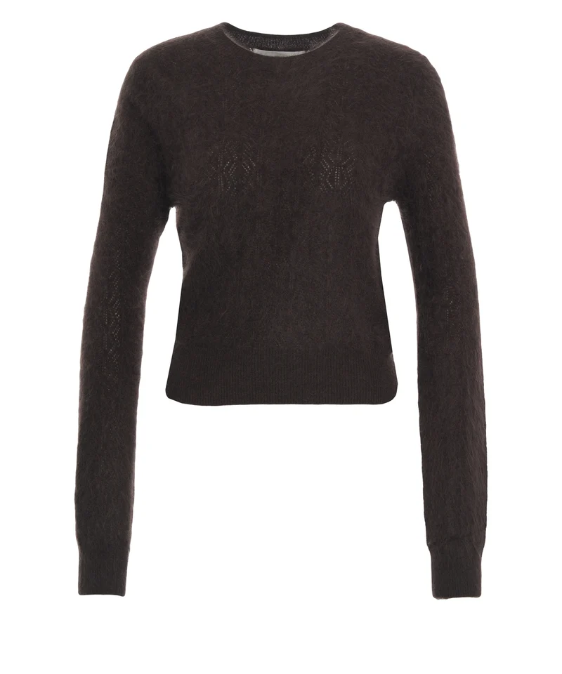 Maglione in kaschmir 'Brushed'