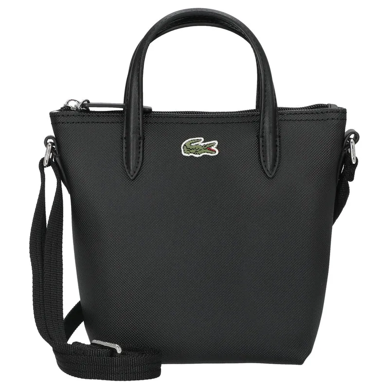 Lacoste Mini-Tote L.12.12 Concept - Bolso de mano 18 cm (black)