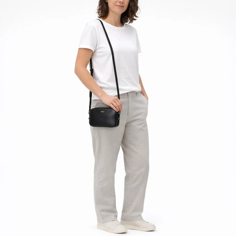 HUGO Syndra - Bolso bandolera 20 cm (black)