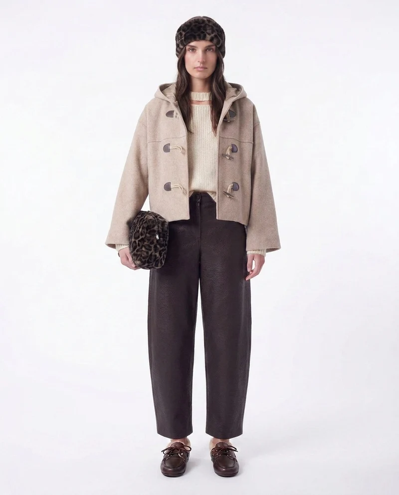 Pantaloni in ecopelle 'Sylva'
