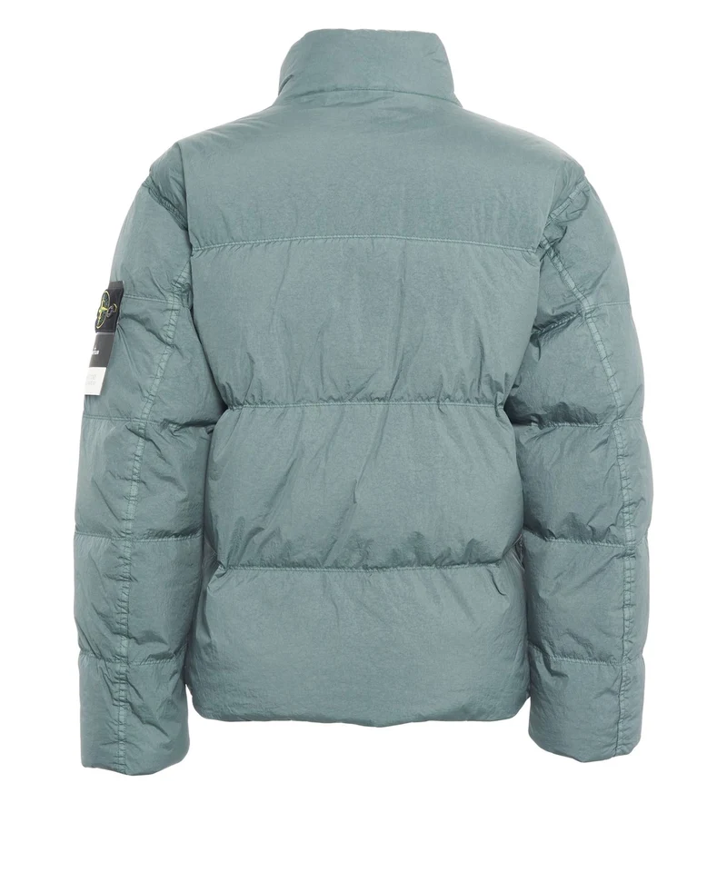 Piumino con logopatch