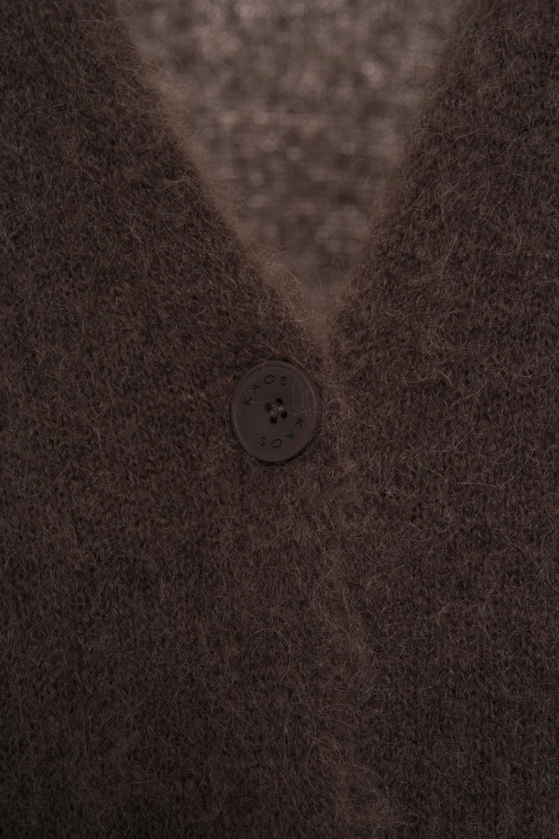 Cardigan in lana