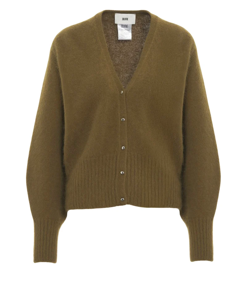 Cardigan in misto lana