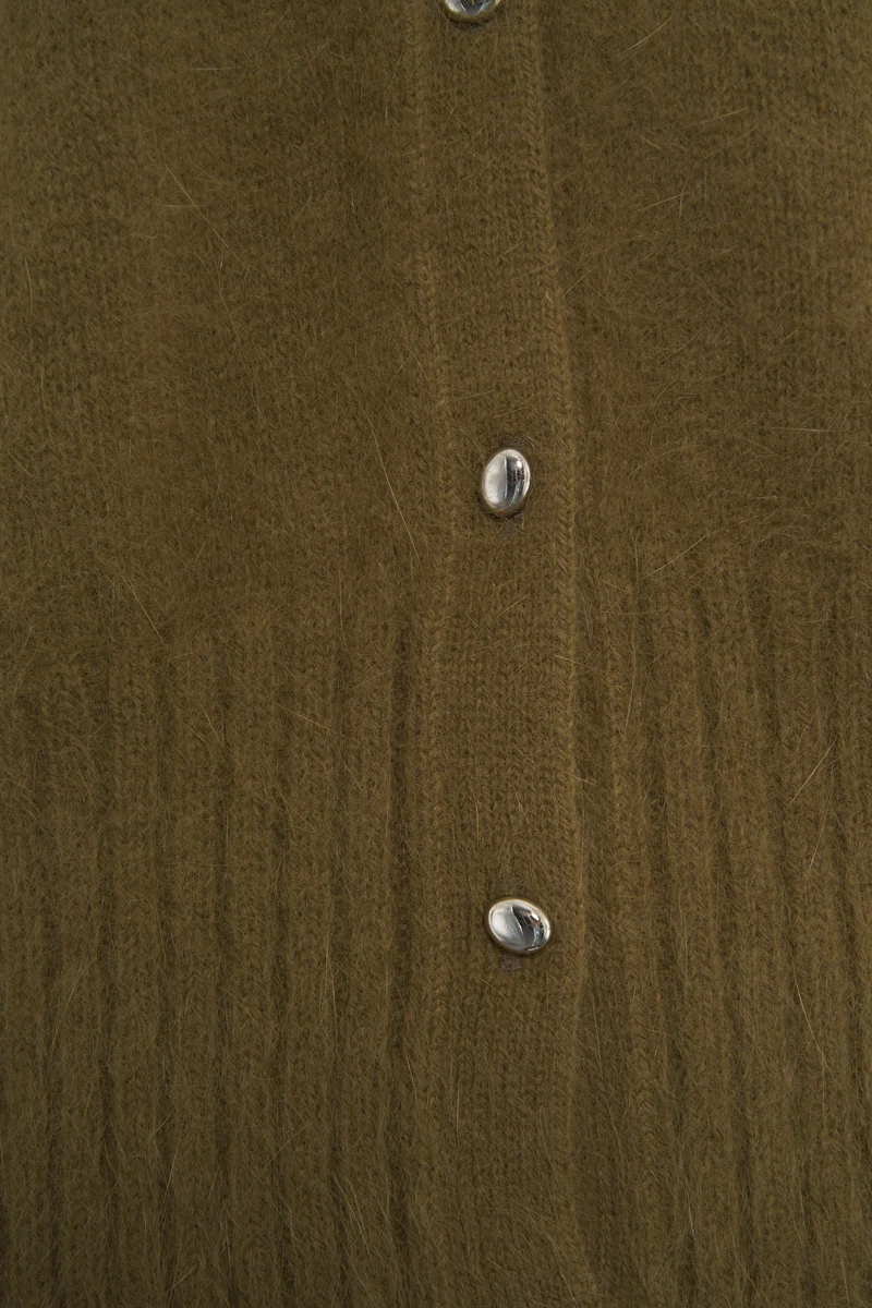 Cardigan in misto lana