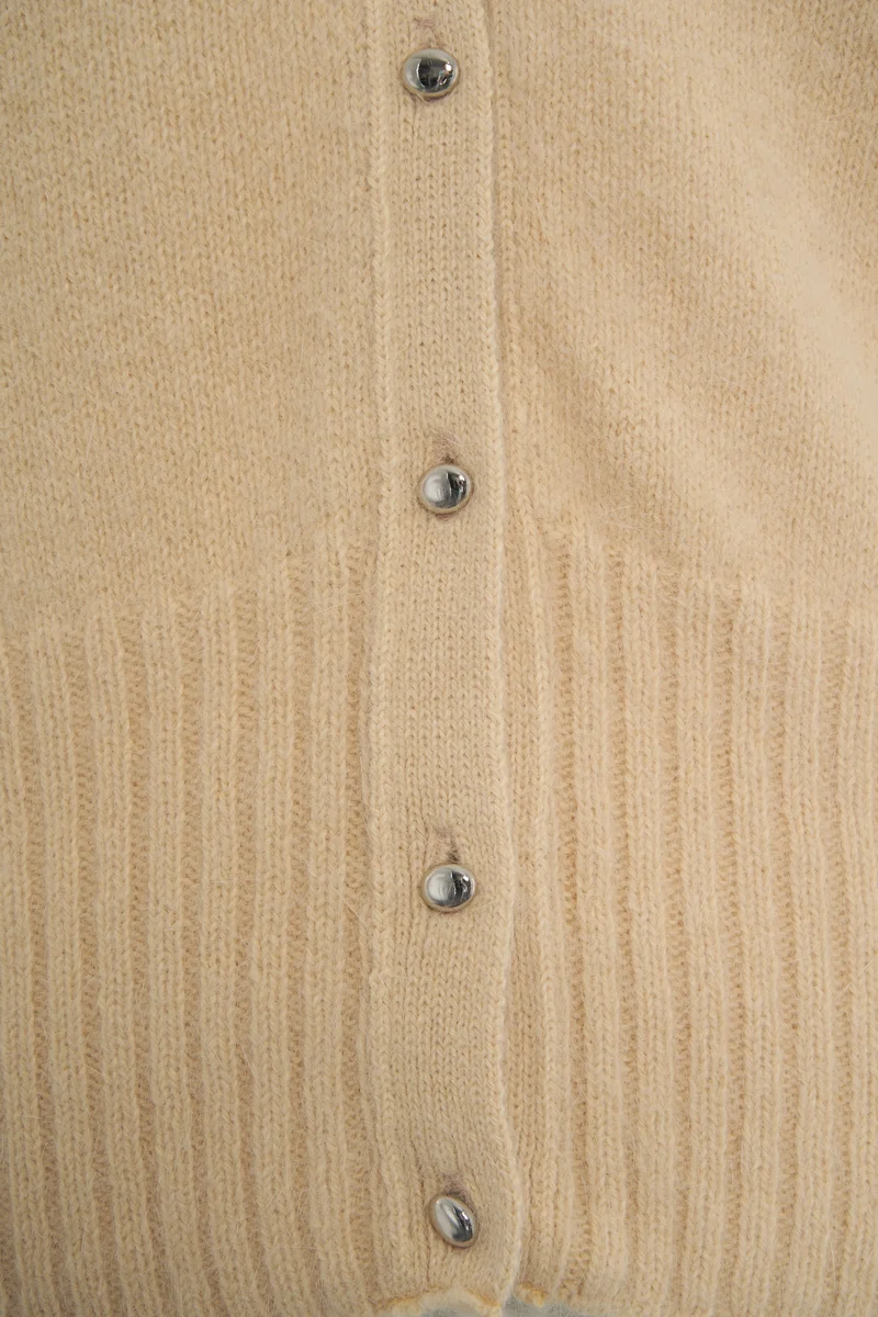 Cardigan in misto lana