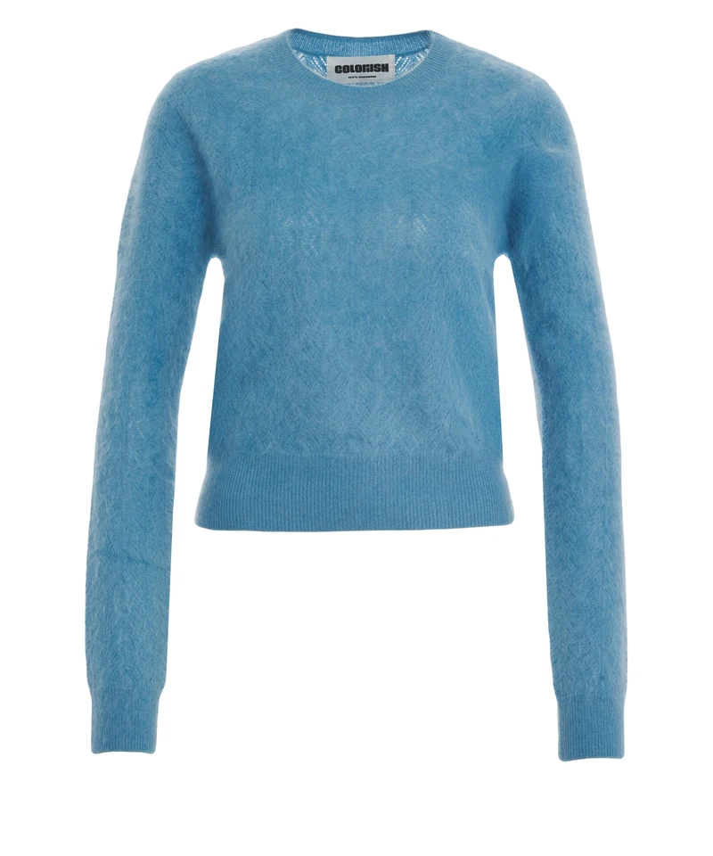 Maglione in kaschmir 'Brushed'