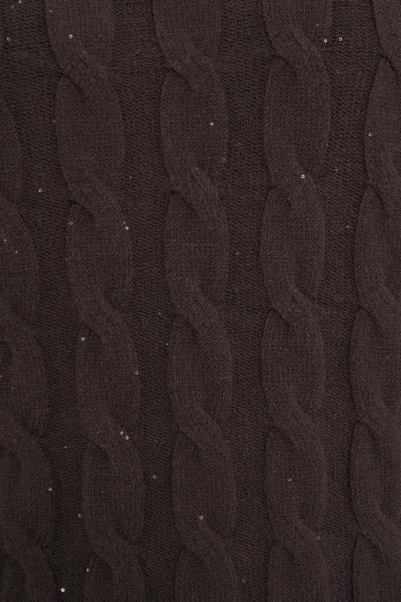 Maglione a trecce