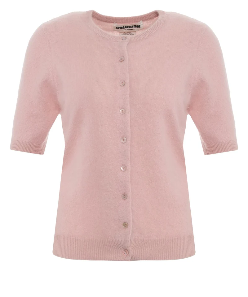 Cardigan in cashmere 'Brushed'