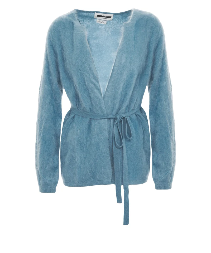 Cardigan in cashmere 'Brushed'