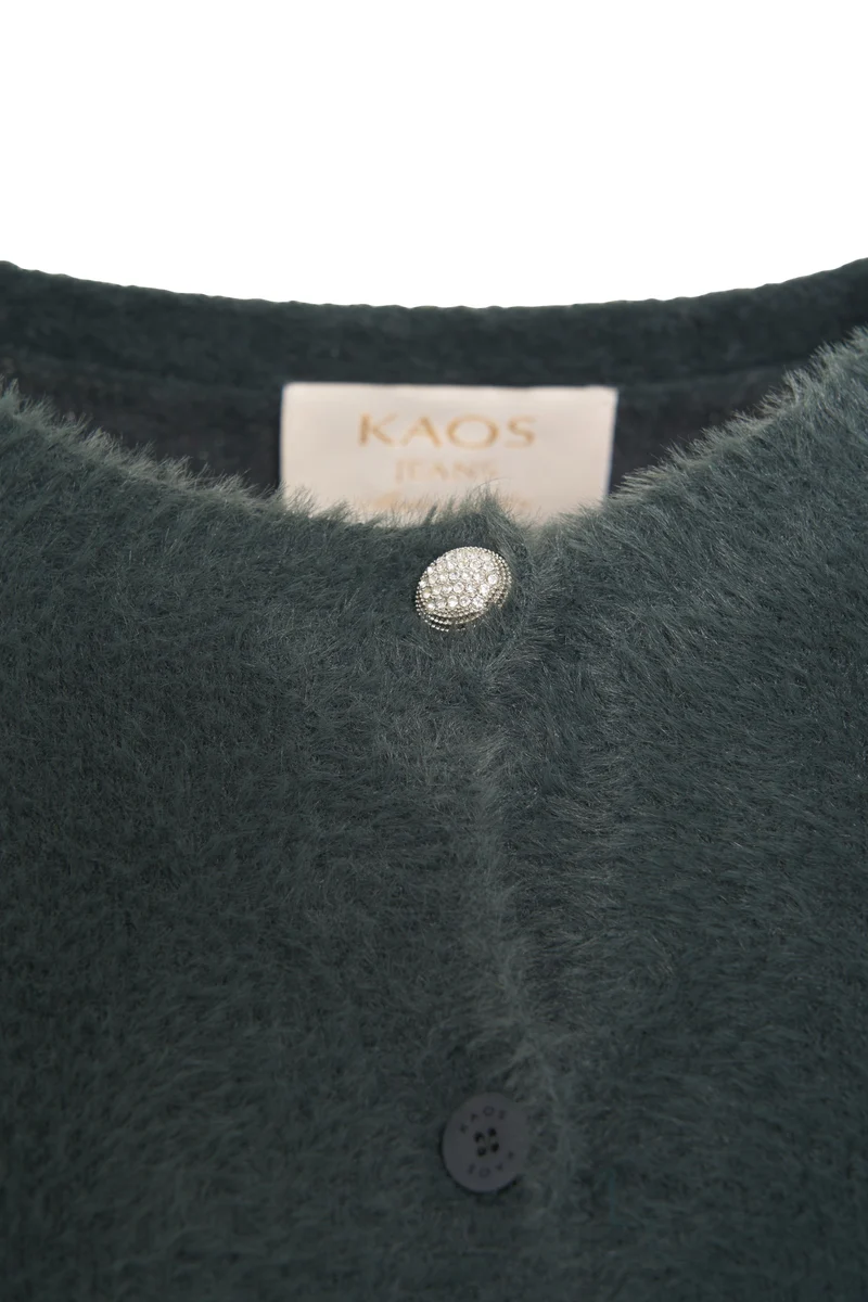 Cardigan con dettaglio bottone
