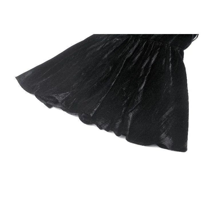 Kurzes Gothic-Spitzenkleid mit Cut-outs für Damen