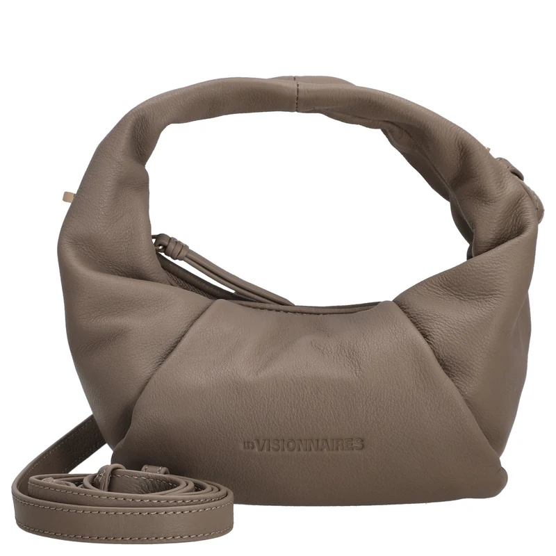 Les Visionnaires Greta Mini Essential Soft Grainy - Bolso bandolera 23 cm (cappuccino beige)