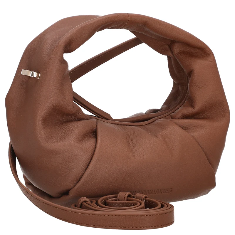 Les Visionnaires Greta Mini Essential Soft Grainy - Bolso bandolera 23 cm (chestnut)