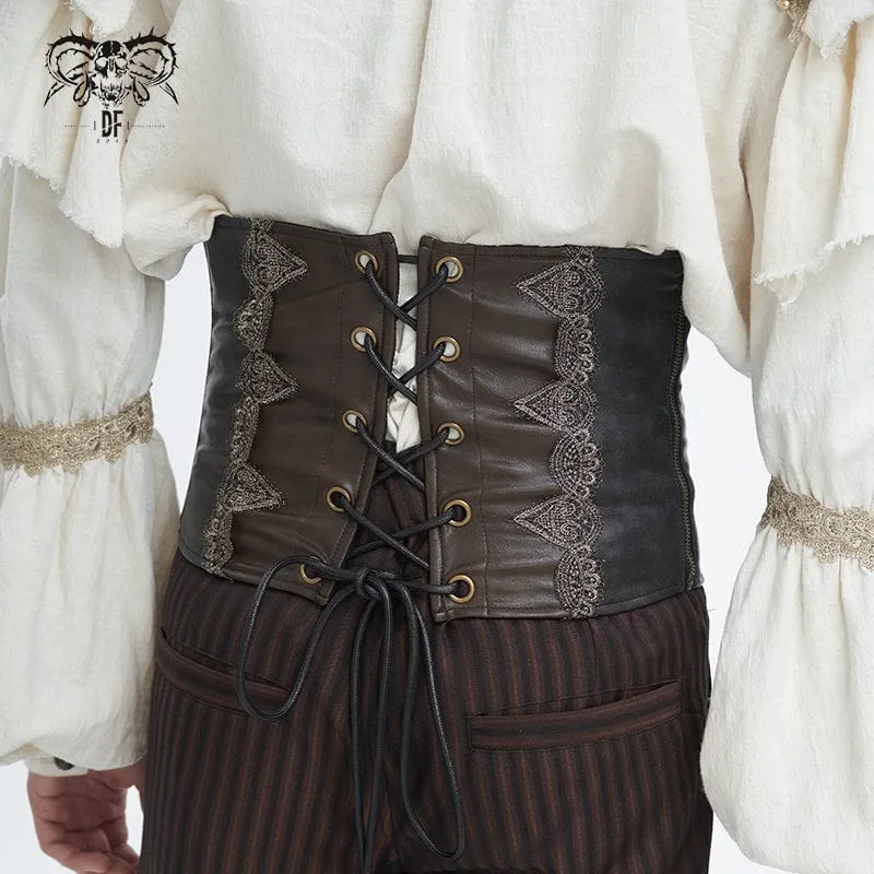 Gothic-Kettengürtel aus Kunstleder für Herren