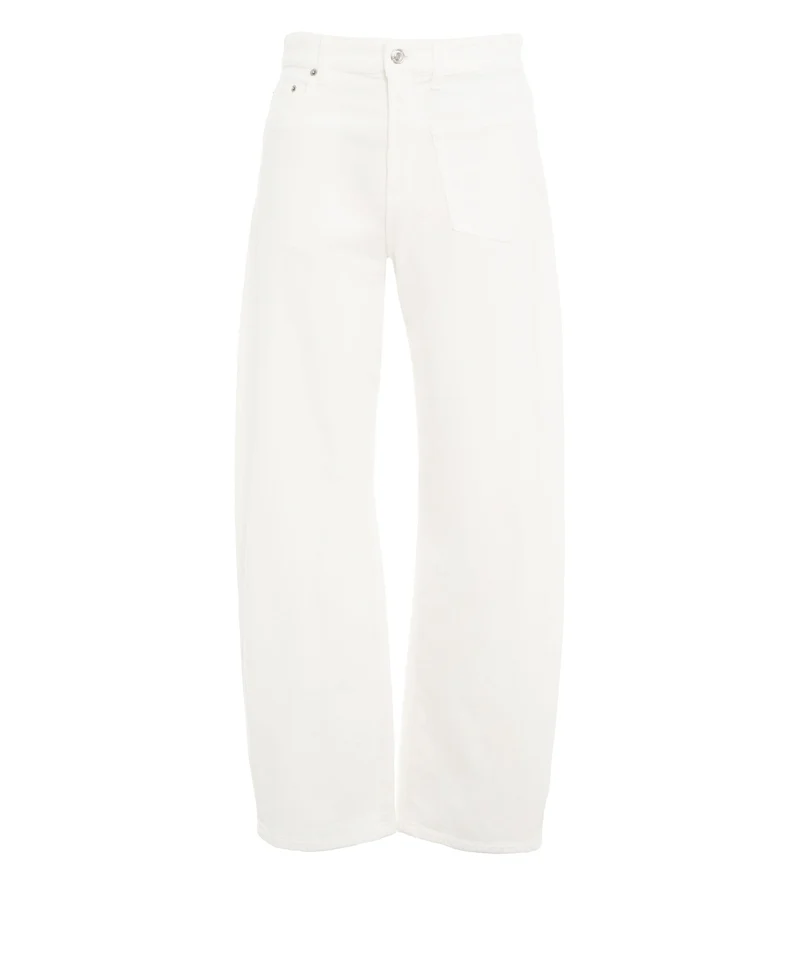 Pantaloni in velluto a coste con tasca applicata