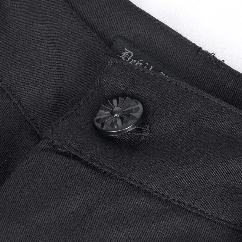 Gothic Splice Rüschen-Spitzenhose für Damen