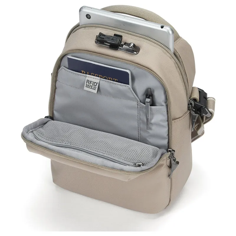 pacsafe V Companion Crossbody - Bandolera 23 cm (beige)