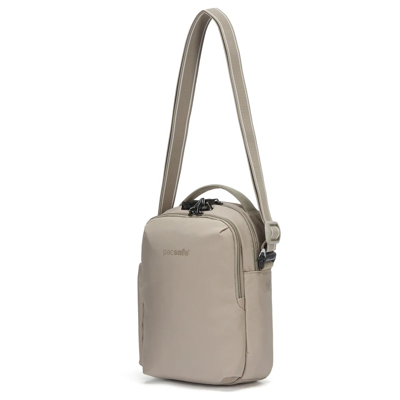 pacsafe V Tour Crossbody - Bandolera 28.5 cm (beige)