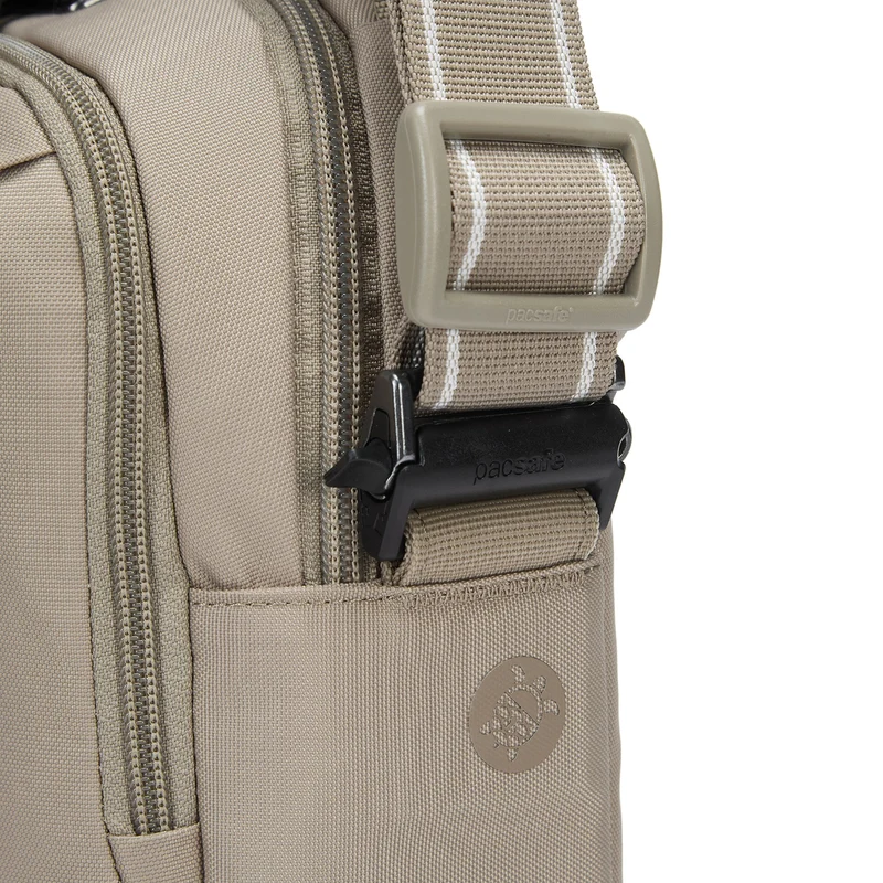 pacsafe V Tour Crossbody - Bandolera 28.5 cm (beige)