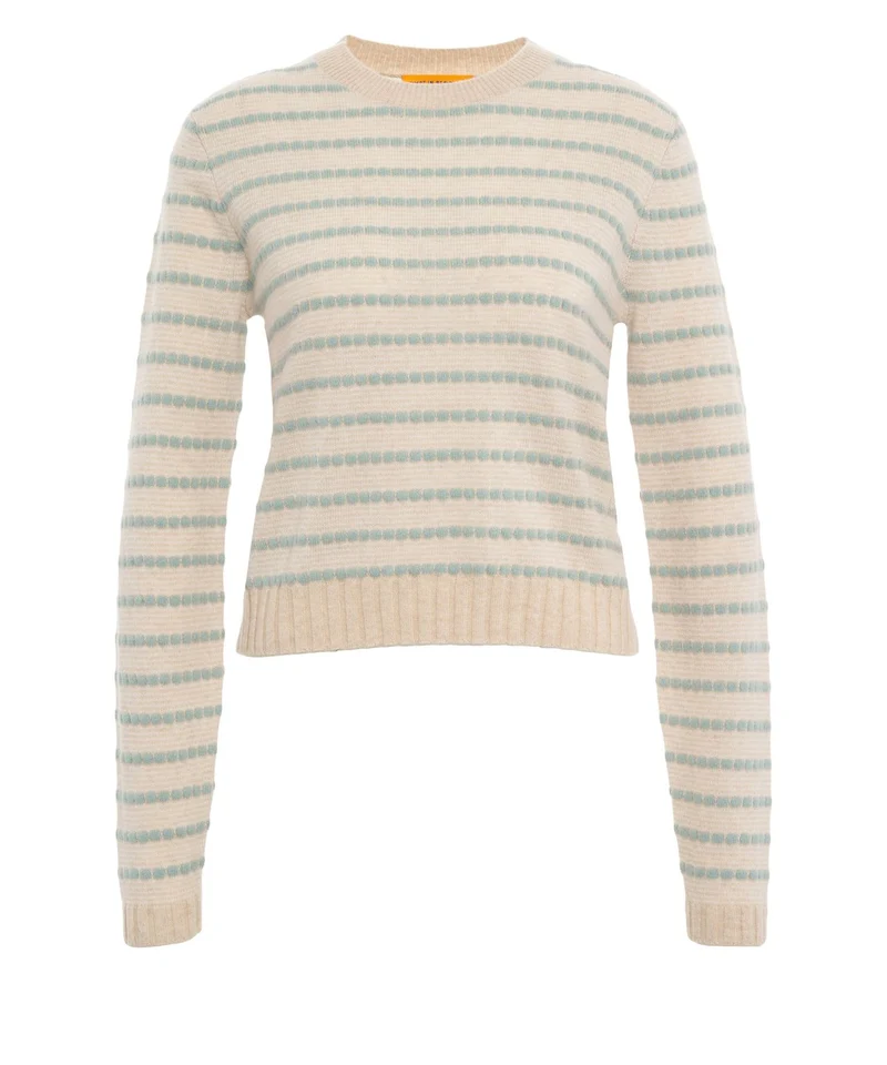 Maglione 'Pebble Stripe Shrunken Crew'