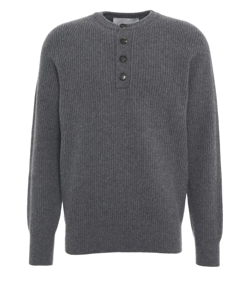 Maglione con chiusura con bottoni