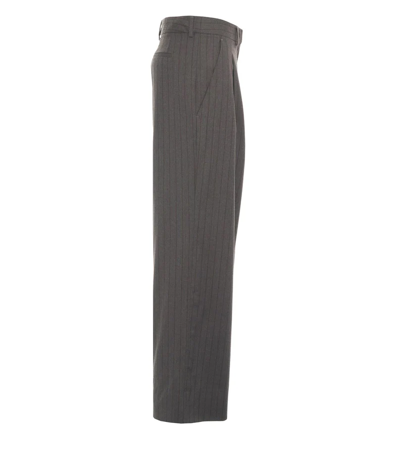 Pantaloni gessati in lana 'Frankie'