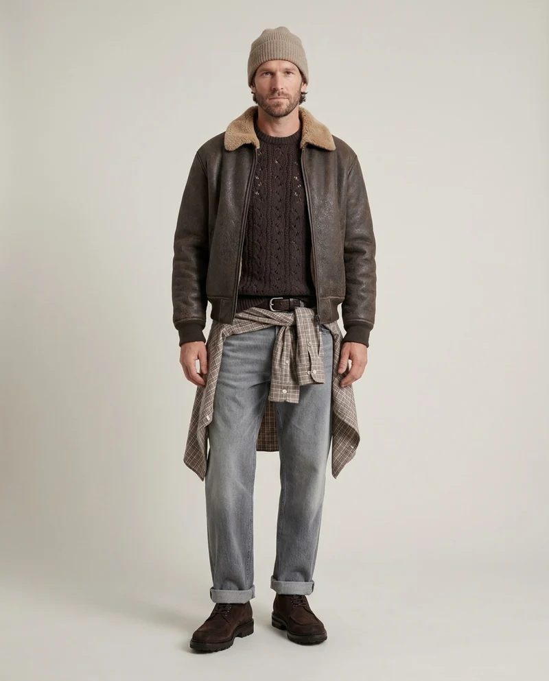 Bomber in montone
