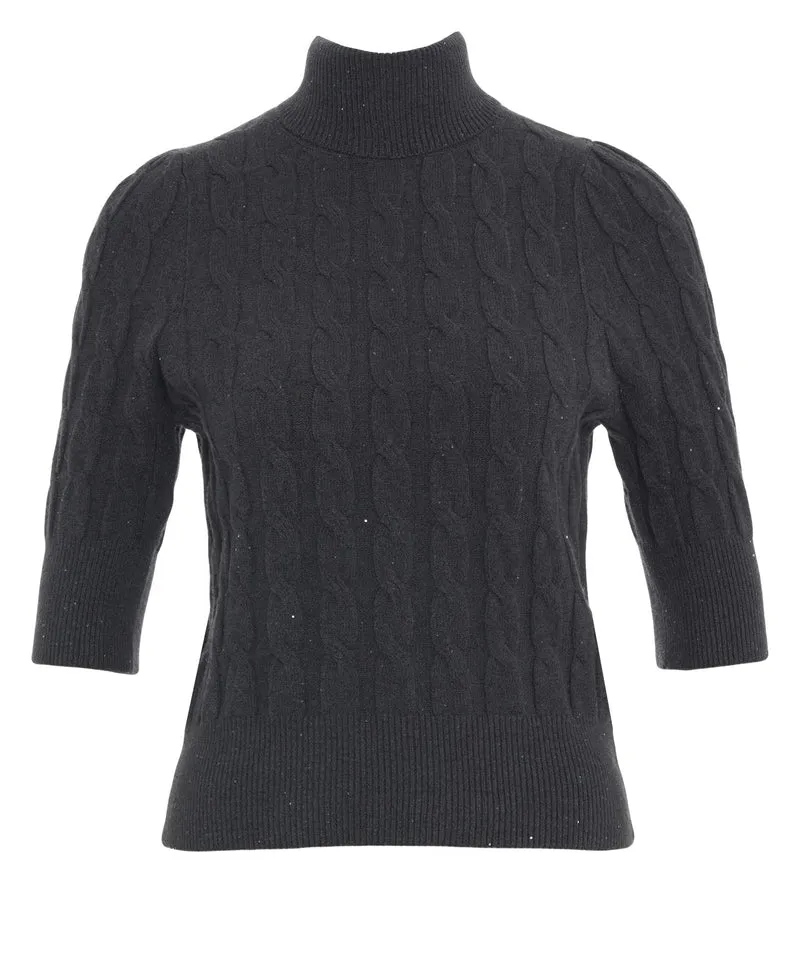 Maglione in maglia con motivo a trecce