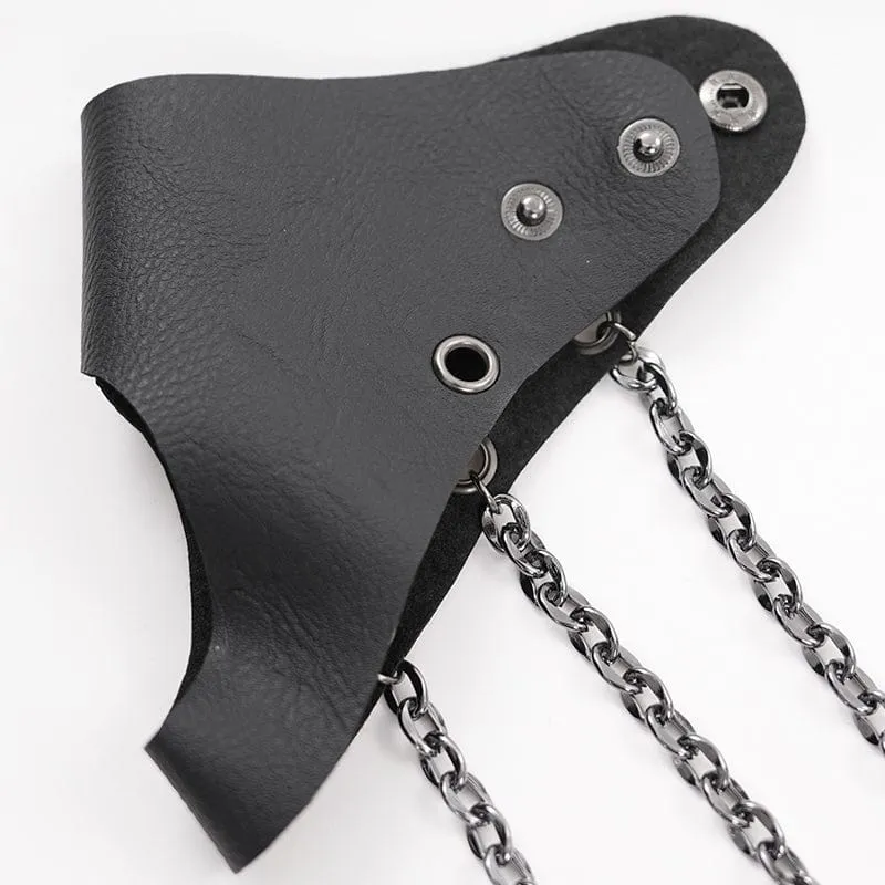 Gothic Ösen Ketten Armband für Damen