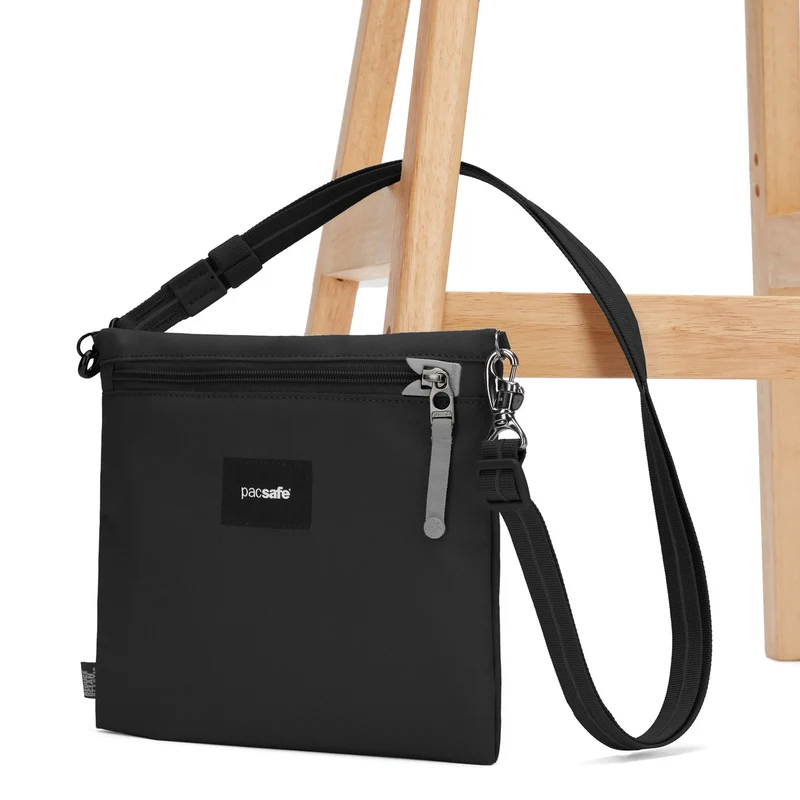 pacsafe GO Crossbody Pouch - Bolso Bandolera 24 cm (jet black)