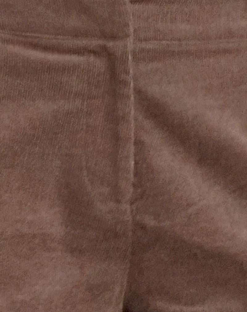 Wiluta Shorts aus Babycord Braun