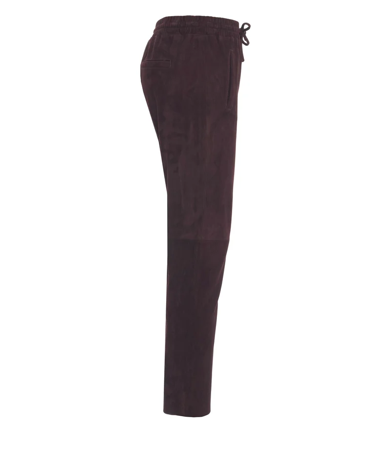 Pantaloni in pelle scamosciata 'Gift'