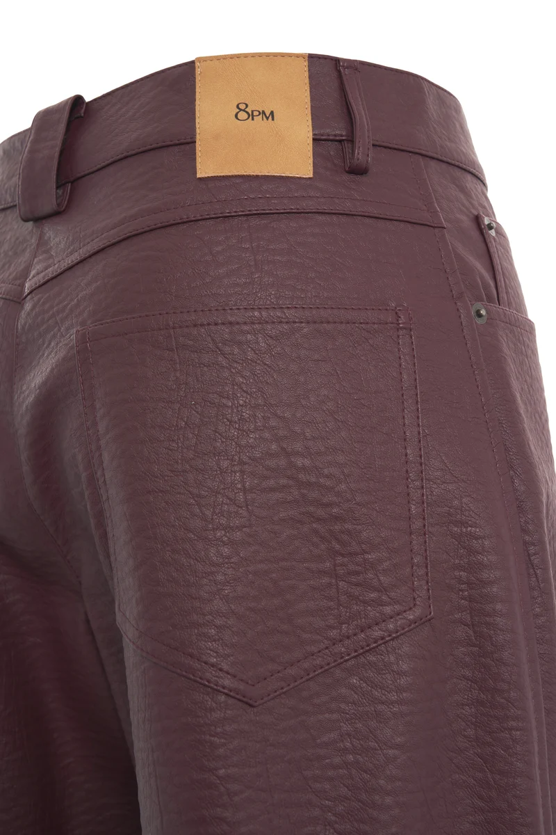 Pantaloni in ecopelle 'Sylva'