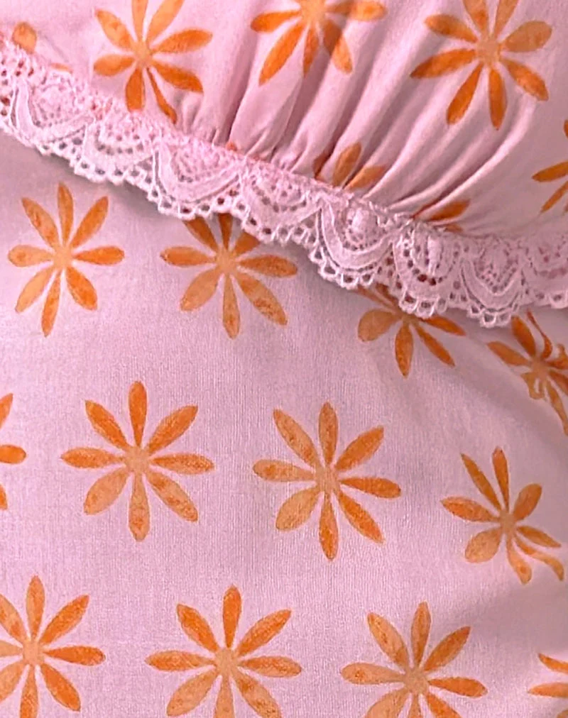Tavita Minikleid in Kachelblüte Rosa