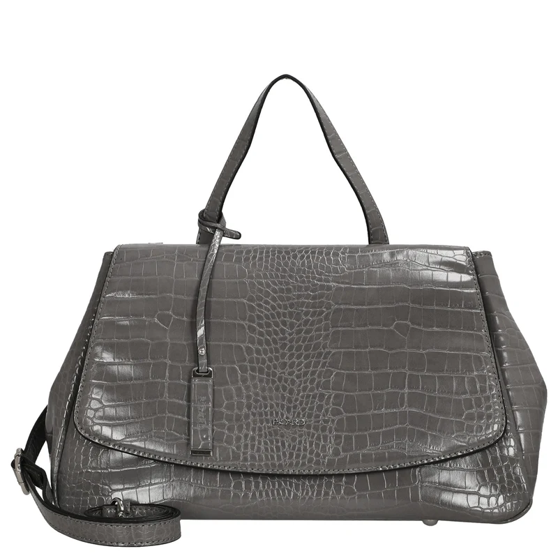 Picard Croco - Bolso de mano 37 cm Synthetik (gravel)