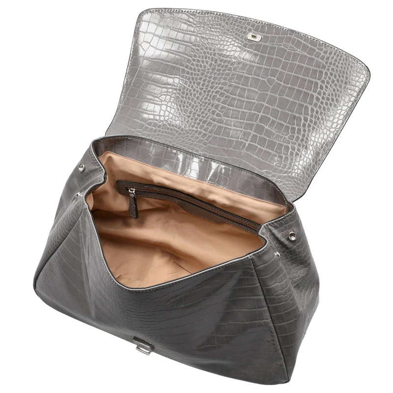 Picard Croco - Bolso de mano 37 cm Synthetik (gravel)