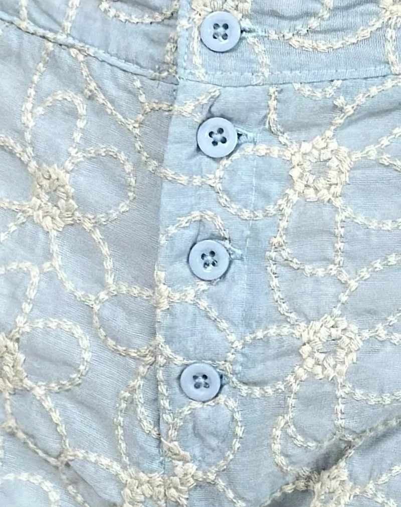 Daraya Short in Broderie Eisblau