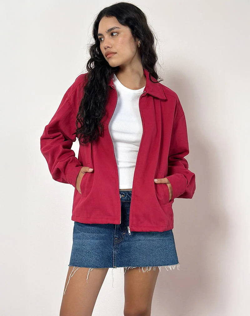 Vita Bomberjacke in Adrenalinrot