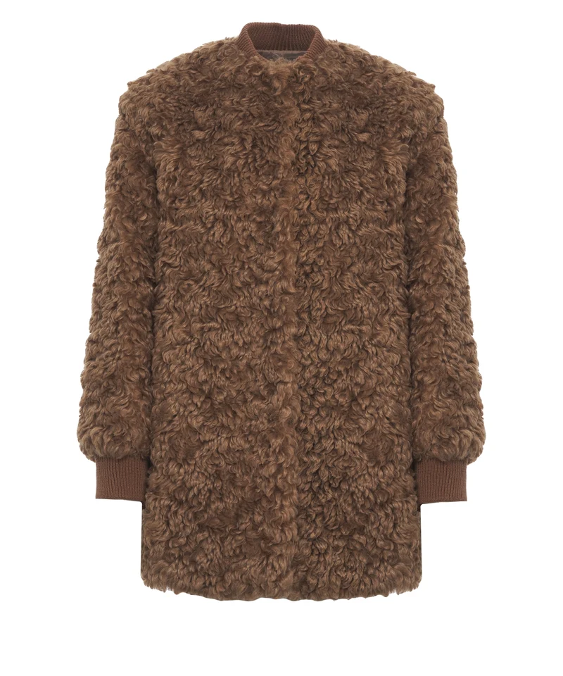Cappotto in ecopelliccia