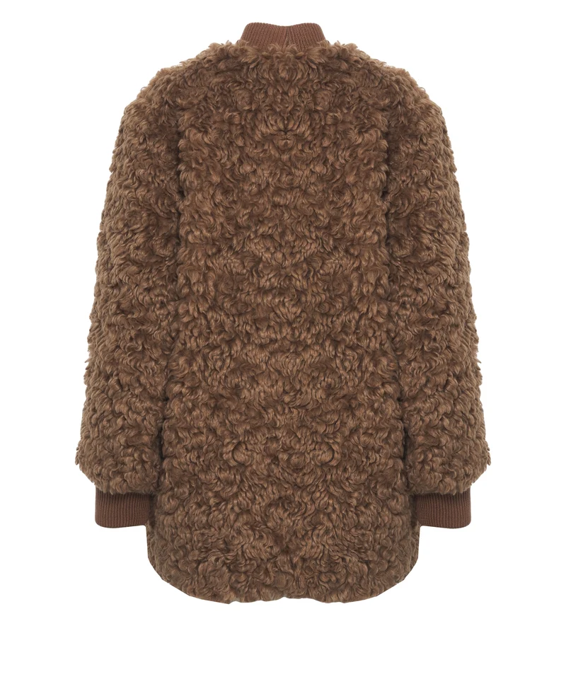 Cappotto in ecopelliccia