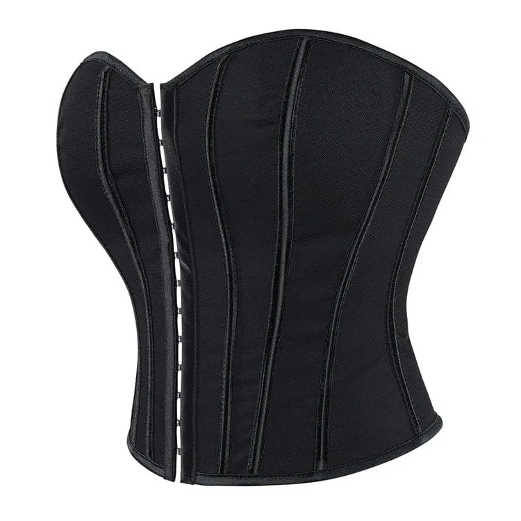 Gothic-Überbrustkorsett mit Leopardenmuster für Damen