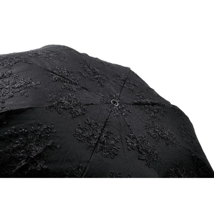 Damen-Regenschirm mit Gothic-Blumenstickerei