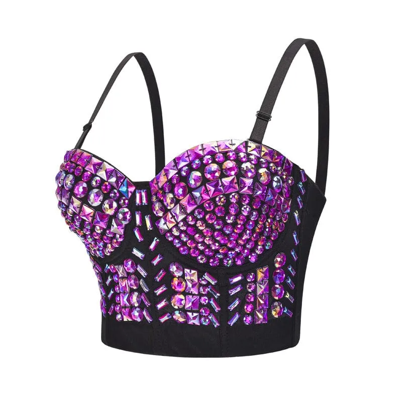 Gothic Perlen Bustier für Damen