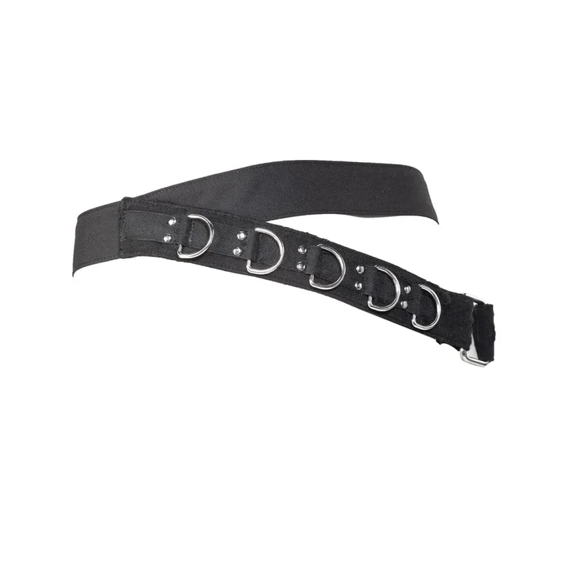 Damen-Punk-Riped-Nailed-Gürteltasche
