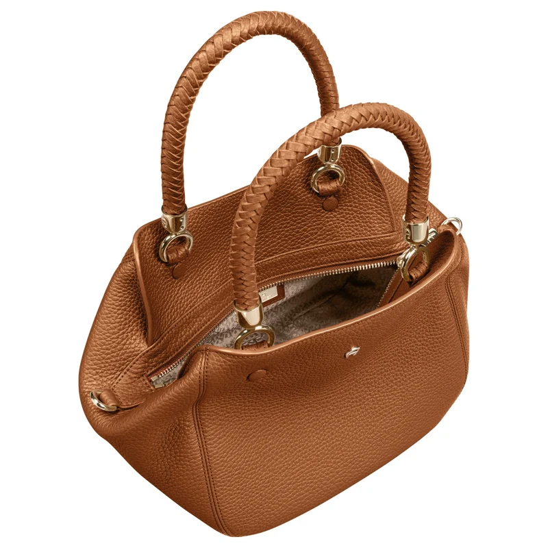 Aigner Carre Soft - Bolso de mano M 35 cm (cognac brown)