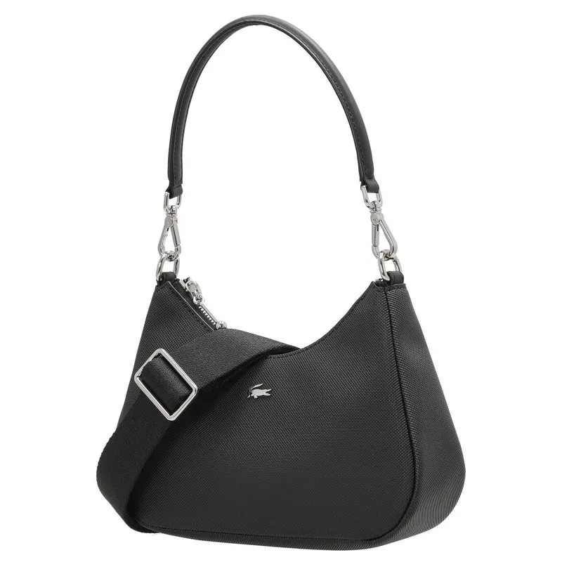 Lacoste Daily City - Bolso de hombro S 23 cm (negro)